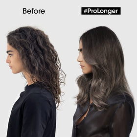 L'Oréal Professionnel back label close-up showing ingredients and usage benefits