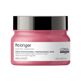 L'Oréal Professionnel Pro Longer mask jar front view showing packaging and salon-grade benefit
