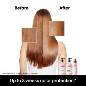 L'Oréal Professionnel Paris back label with directions and ingredient view