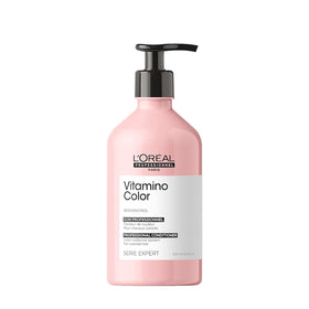 L'Oréal Professionnel Paris front bottle showing product and benefits
