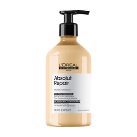 L'Oréal Professionnel Paris front bottle shot showing repair conditioner benefits