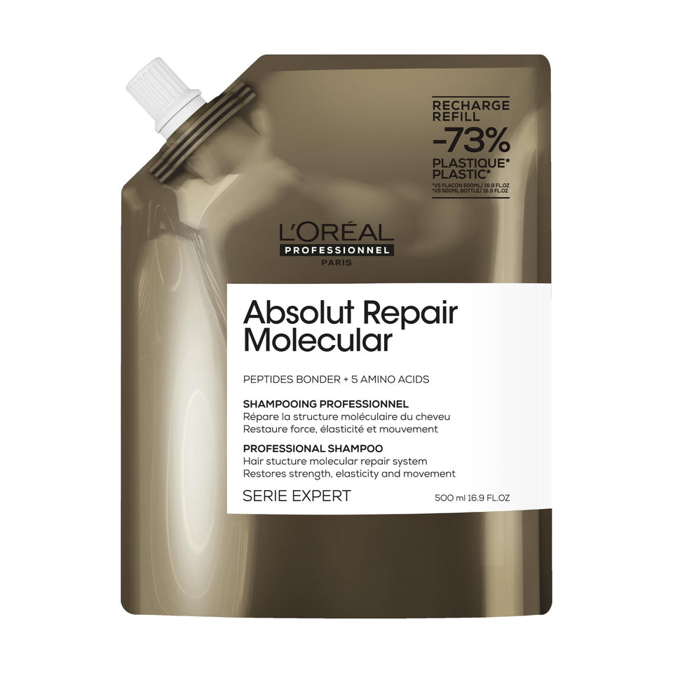 L'Oréal Professionnel front pouch showing product and benefits