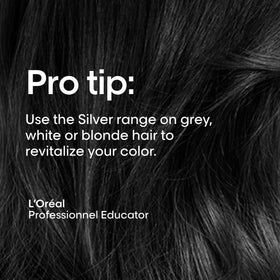 L'Oréal Professionnel before and after photos showing reduced brassiness and brighter tone