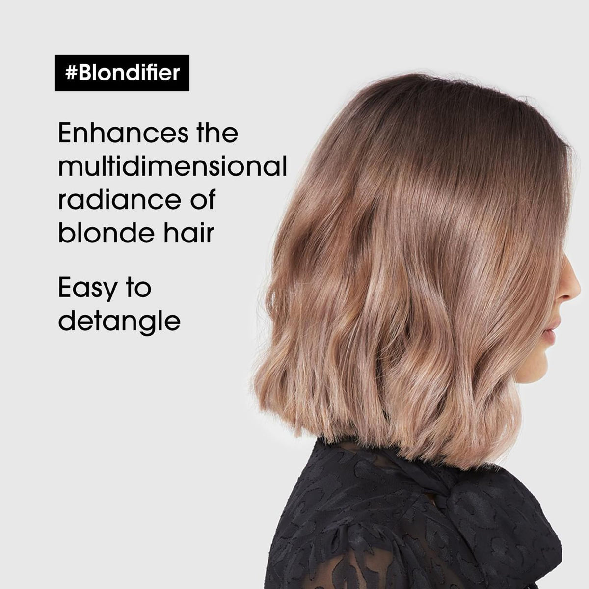 L'Oréal Professionnel Paris Blondifier cream texture close-up showing nourishing formula