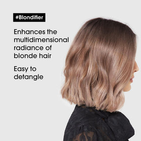 L'Oréal Professionnel Paris Blondifier cream texture close-up showing nourishing formula