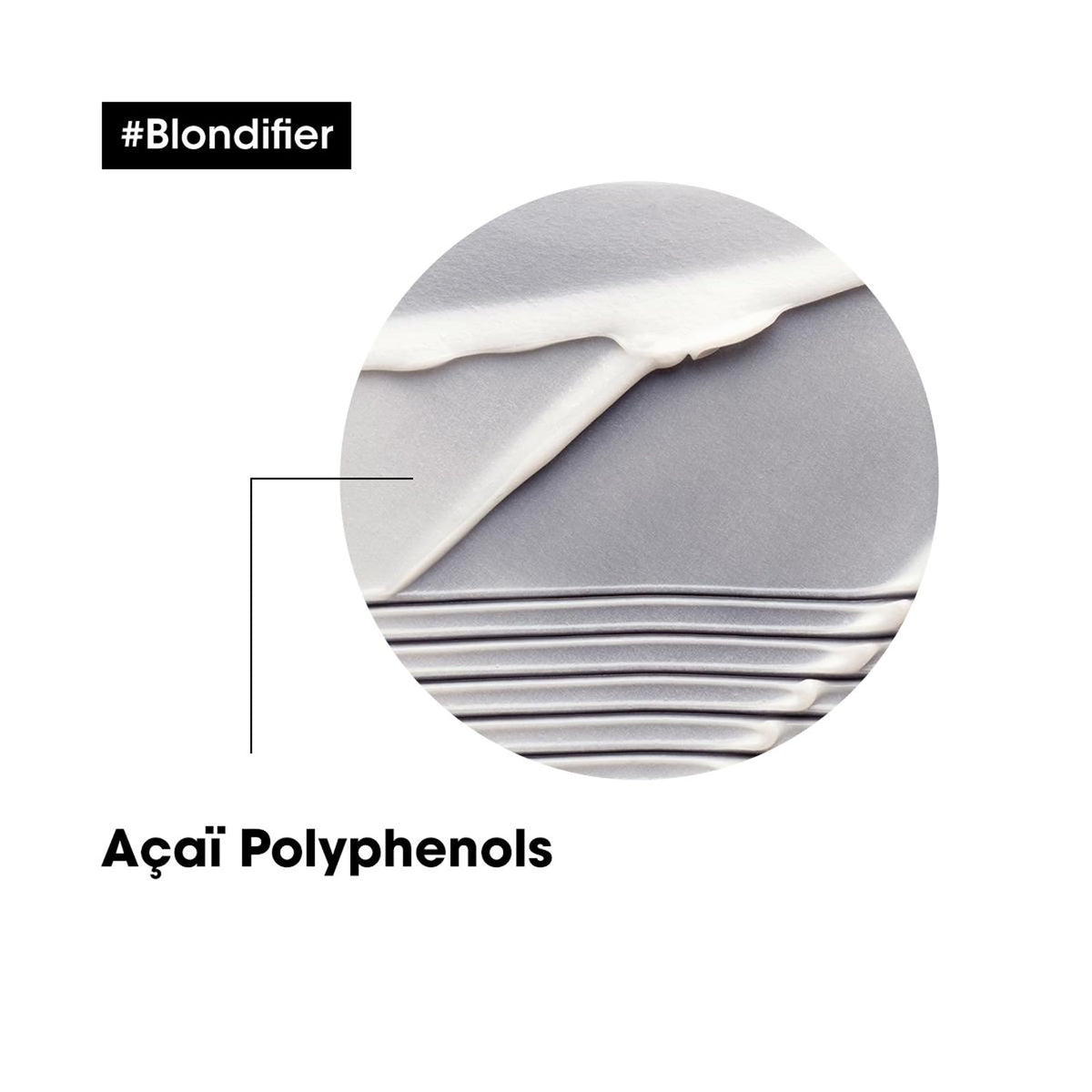 L'Oréal Professionnel Paris Blondifier applied to blonde hair demonstrating smoothness benefit