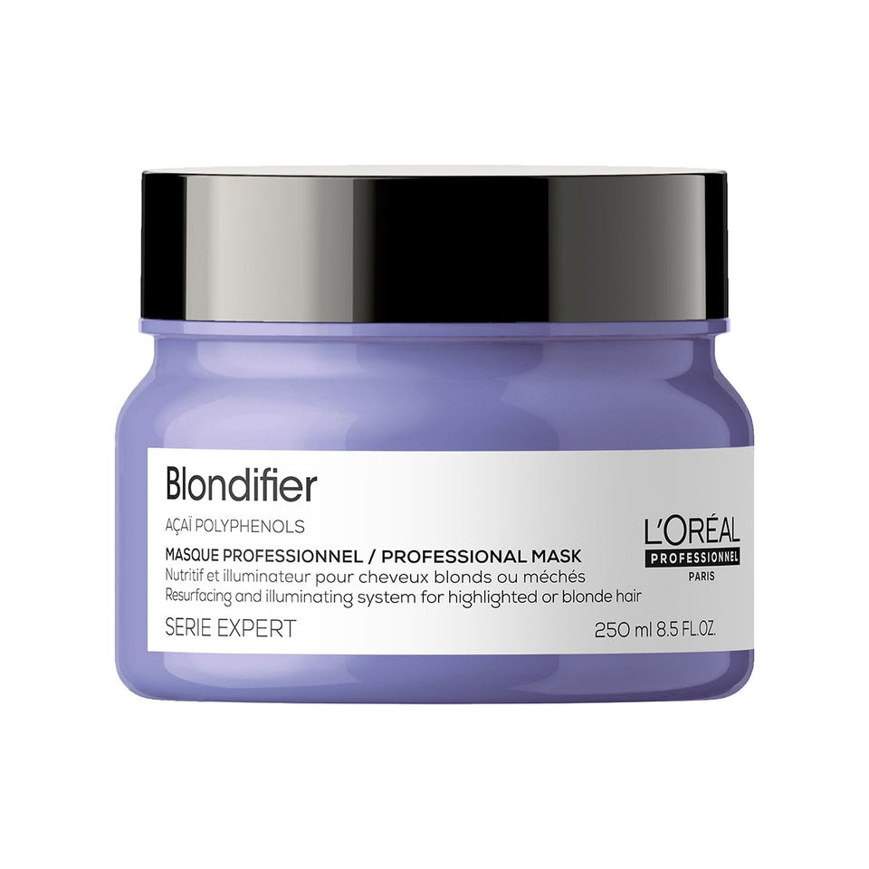 L'Oréal Professionnel Blondifier mask front packaging showing product clarity and salon quality