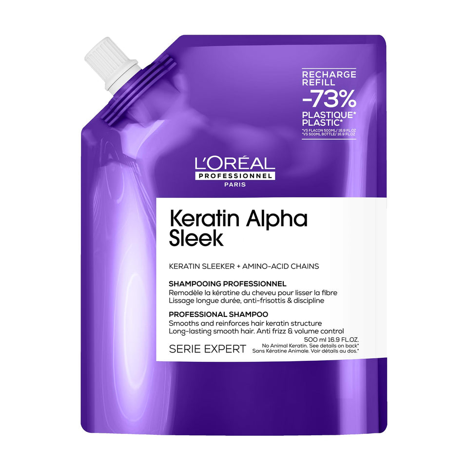 L'Oréal Professionnel front bottle packaging showing sleek design and benefit