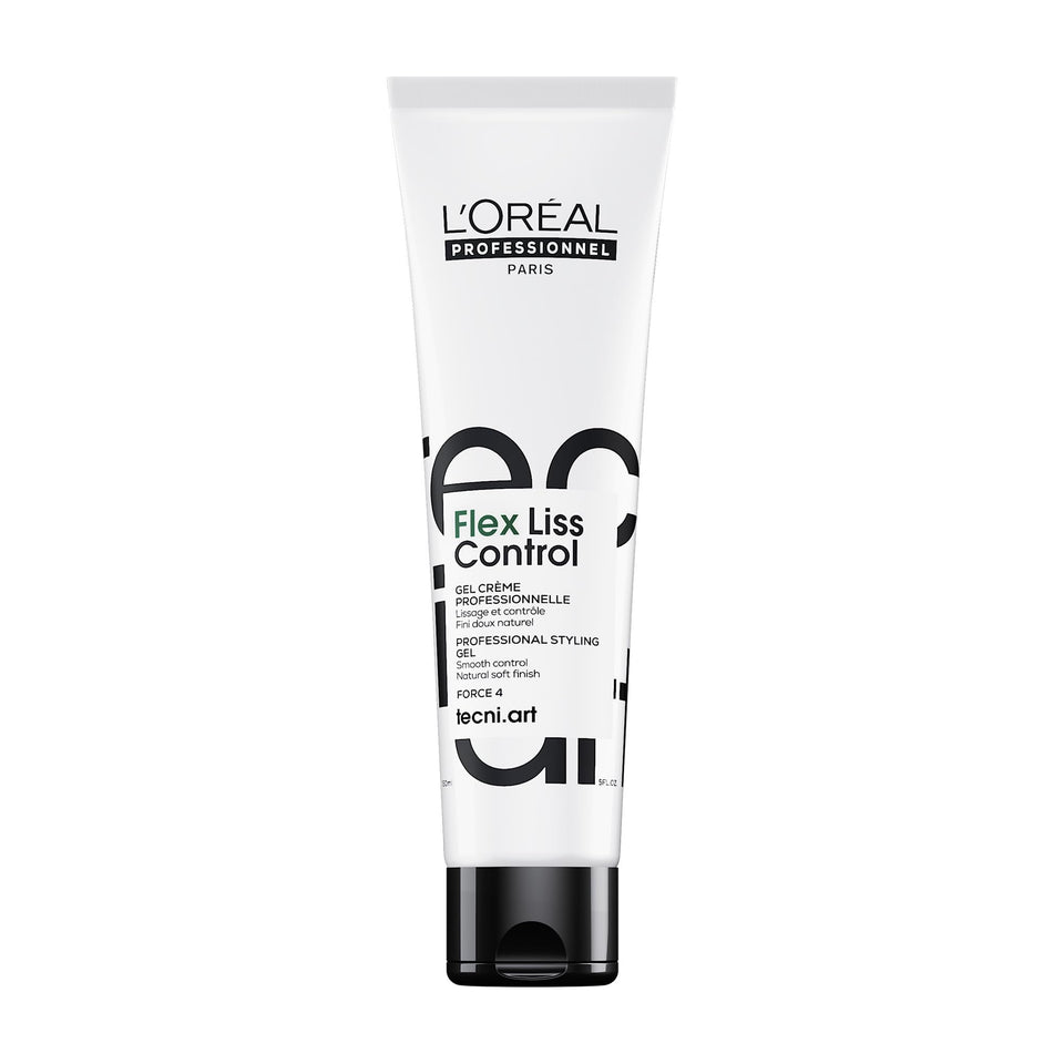 L'Oréal Professionnel Paris front packaging showing product benefits and compact design