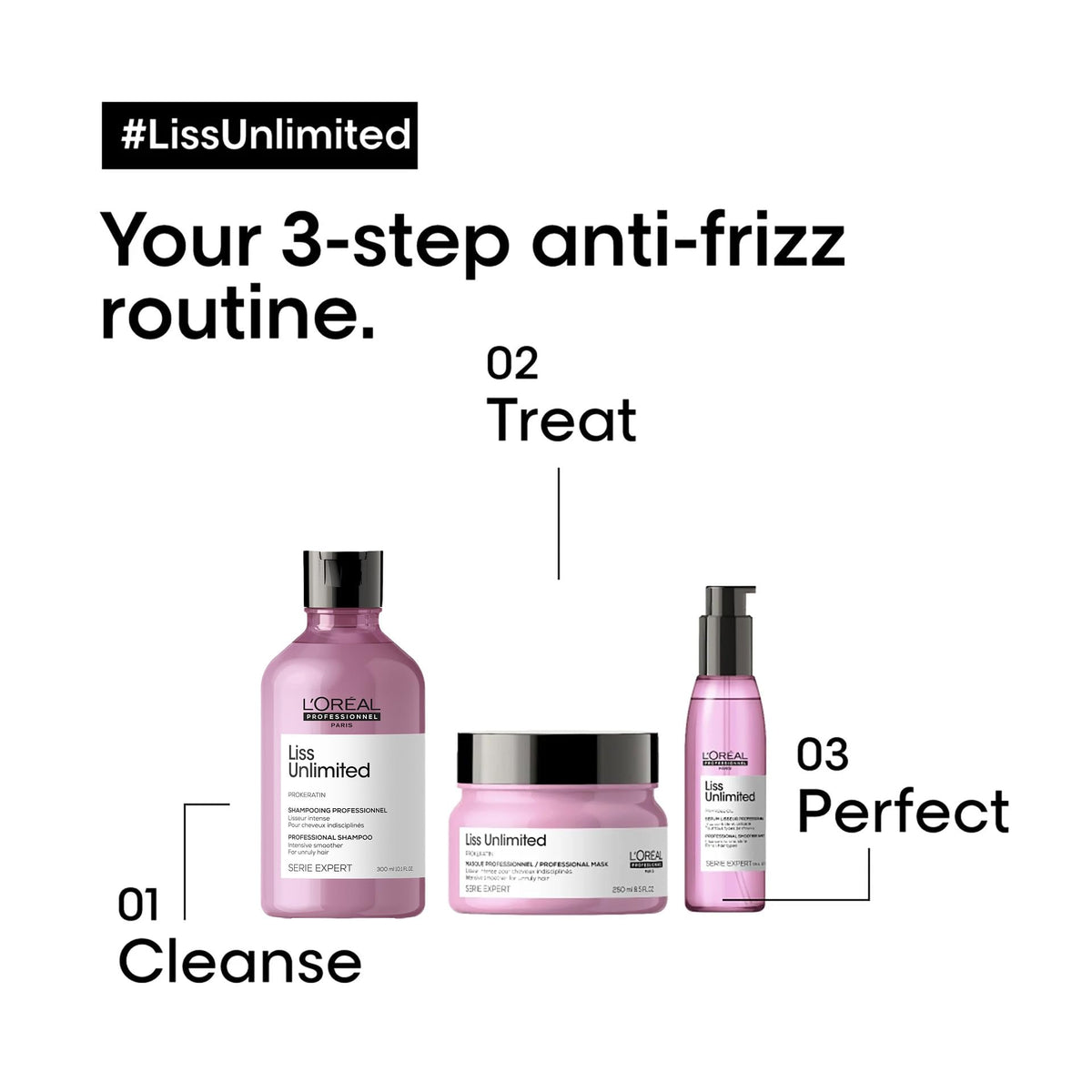 L'Oréal Professionnel Paris ingredient and directions label for informed use
