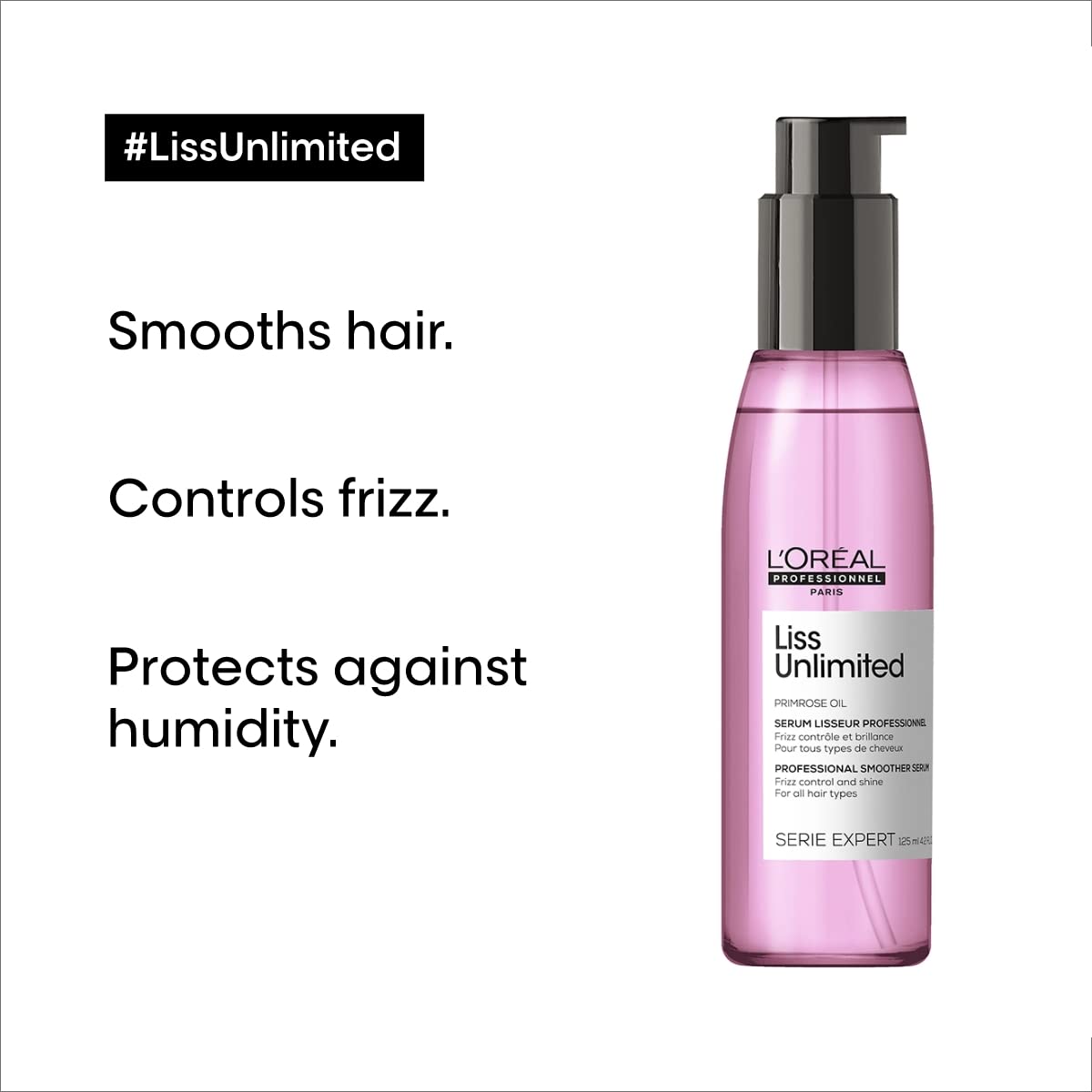L'Oréal Professionnel Paris texture drop on hand illustrating lightweight formula