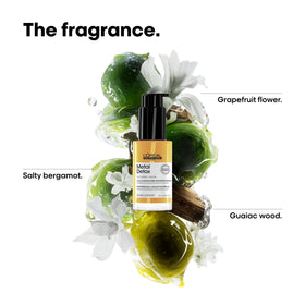 L'Oréal Professionnel Paris applying oil to towel-dried hair for protection
