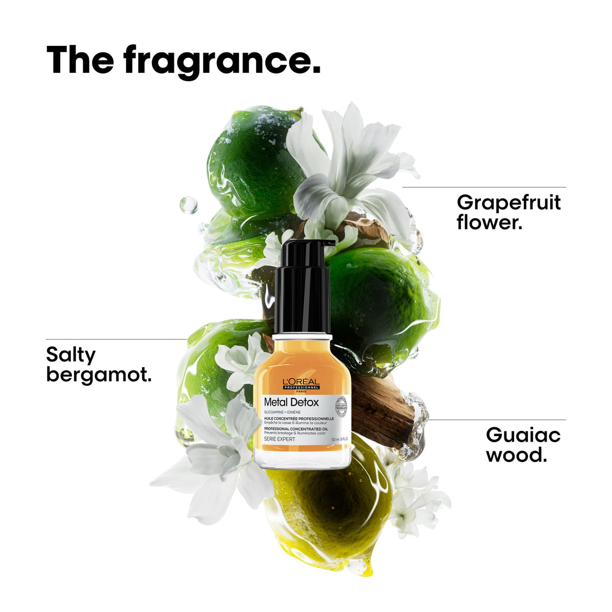 L'Oréal Professionnel applying oil to damp hair for protection and improved manageability