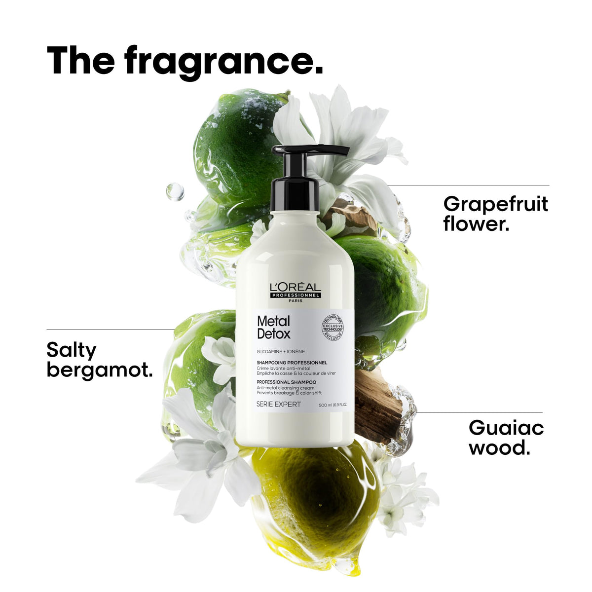 L'Oréal Professionnel bottle in a bathroom setting suggesting daily routine protection