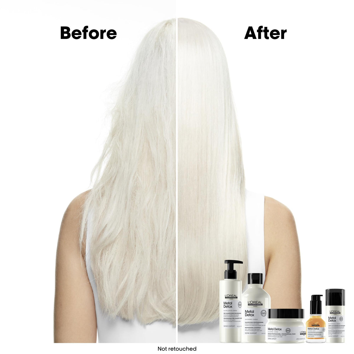 L'Oréal Professionnel cream-gel texture close-up demonstrating smoothing benefit