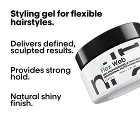 L'Oréal Professionnel Paris paste swatched on hand to show consistency and grip