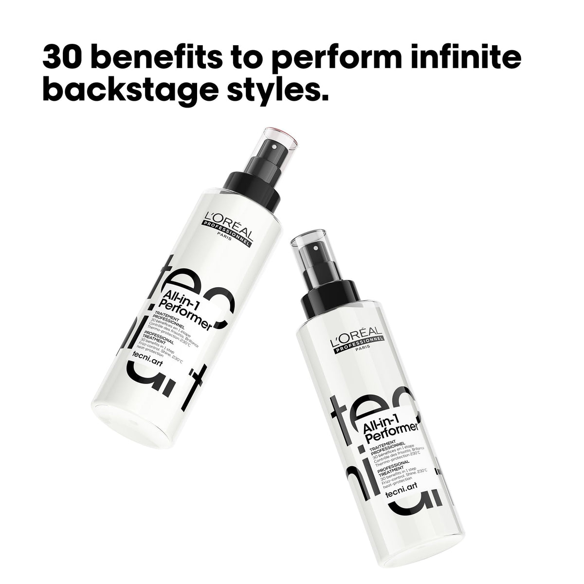L'Oréal Professionnel applied during blow-dry for heat protection benefit
