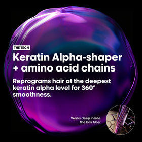 L'Oréal Professionnel bottle held in hand to show actual product size