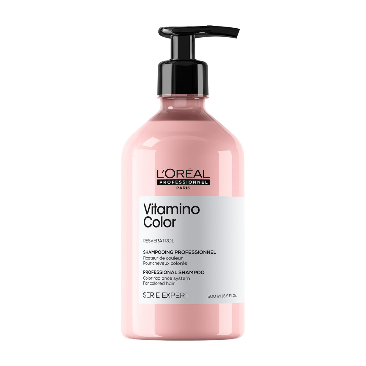 L'Oréal Professionnel Paris bottle front view showing product and color benefit