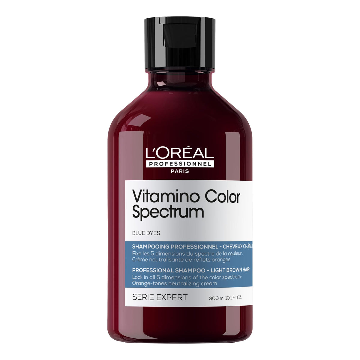 L'Oréal Professionnel front bottle showing label and color-protecting promise