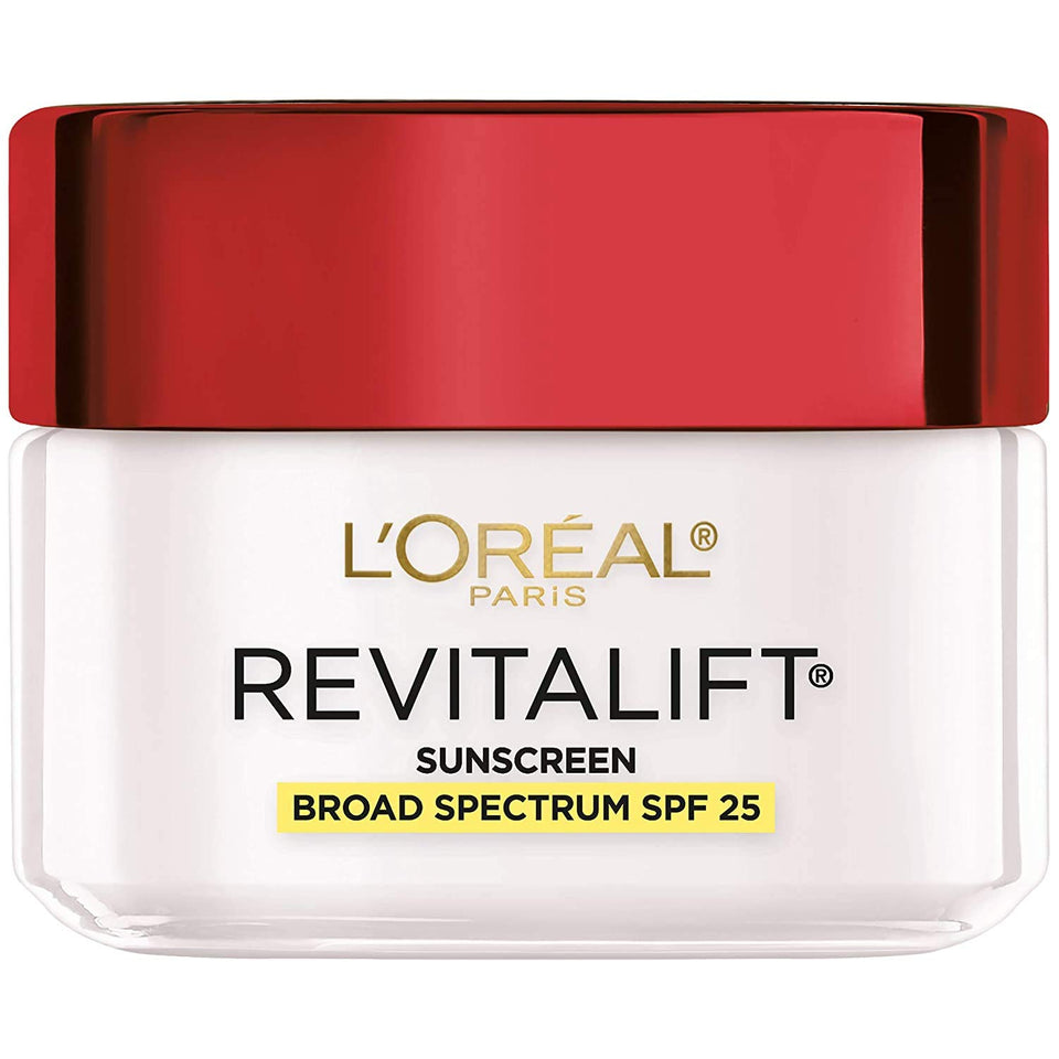 L'Oréal Paris jar front view showing clean packaging and moisturizer benefits