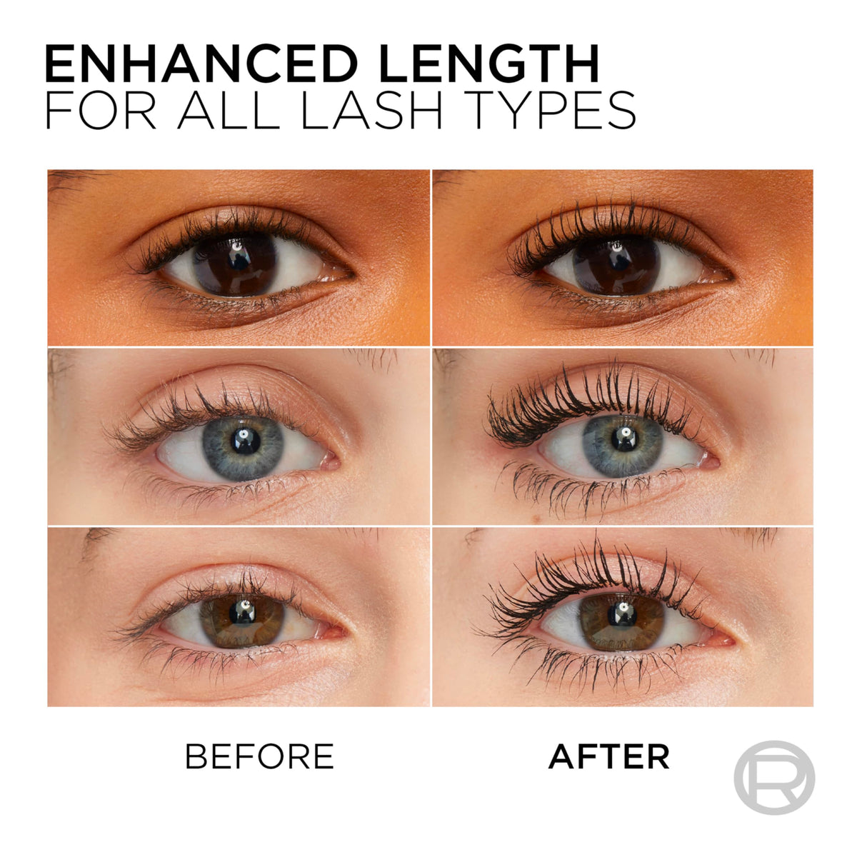 L'Oreal Paris telescopic comb side detail separating lashes for clump-free finish