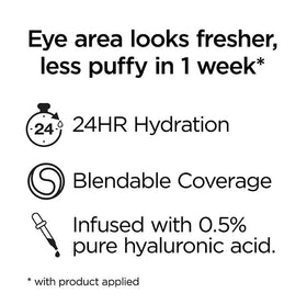 L'Oreal Paris True Match application closeup blending under eye for natural look