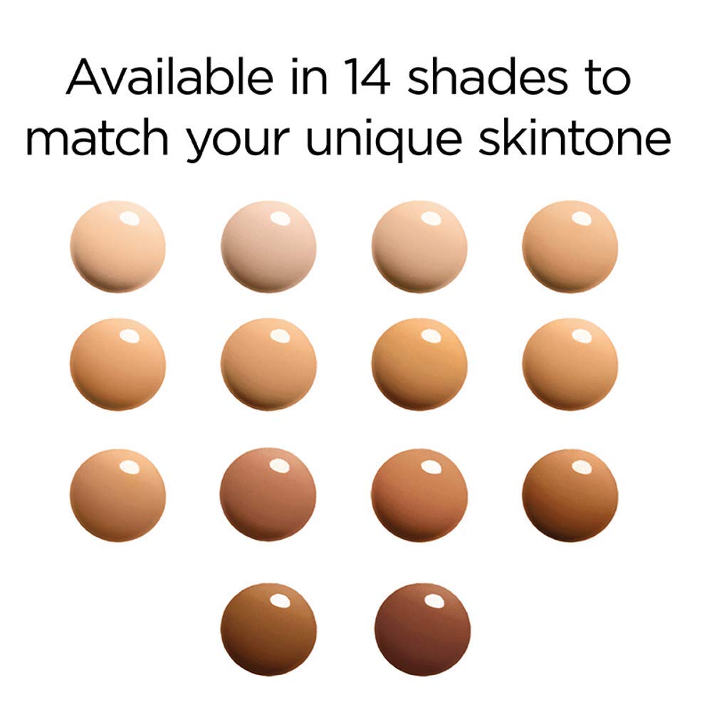 L'Oreal Paris True Match W3-4 shade next to ruler showing size and precise coverage