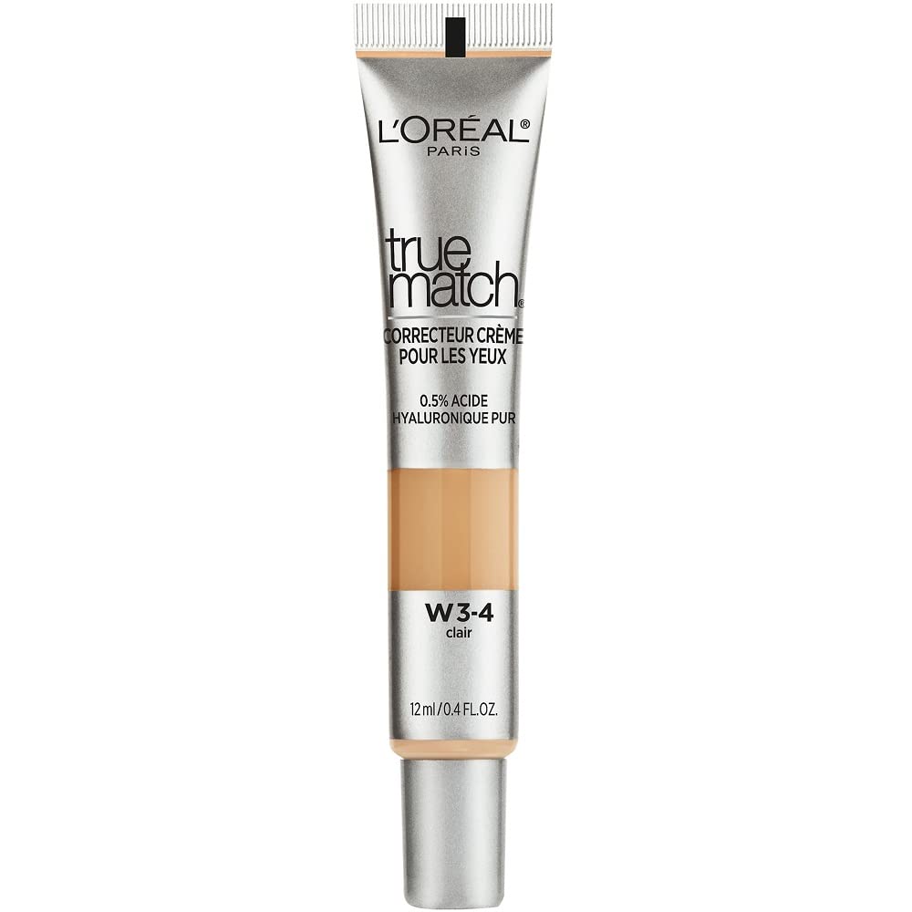 L'Oreal Paris True Match texture swatch highlighting hyaluronic hydration benefit