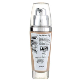 L'Oreal Paris close view of bottle label indicating W1-2 Porcelain Light Ivory