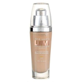 L'Oreal Paris ingredient focus showing Vitamins C and E and SPF 20 protection