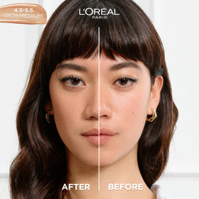 L'Oreal Paris dispensing product pump demonstrating controlled application and hygiene