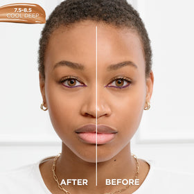 L'Oreal Paris pump dispenser close-up for controlled serum foundation application