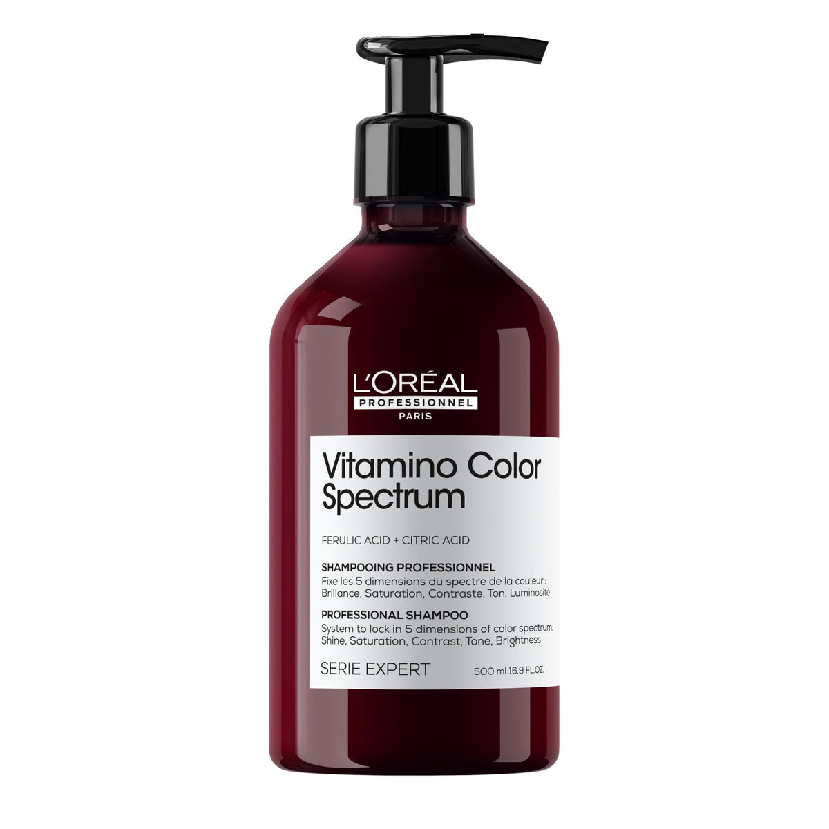L'Oréal Professionnel front packaging showing product and clear benefits