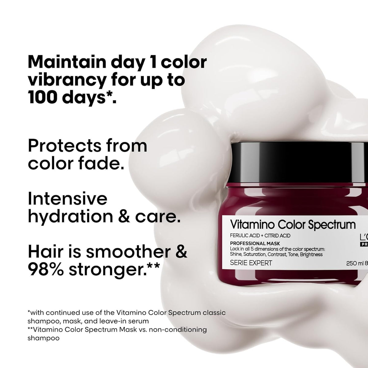 L'Oréal Professionnel Paris close-up of ferulic acid ingredient highlighting color protection