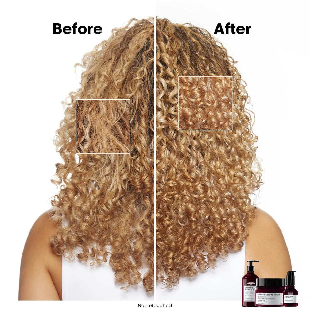 L'Oréal Professionnel Paris open jar showing creamy mask texture and rich moisture