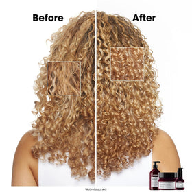 L'Oréal Professionnel Paris open jar showing creamy mask texture and rich moisture