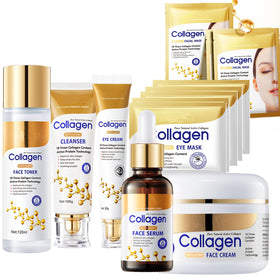 LOTIZUO front packaging showing complete 13-piece collagen set, ideal gift