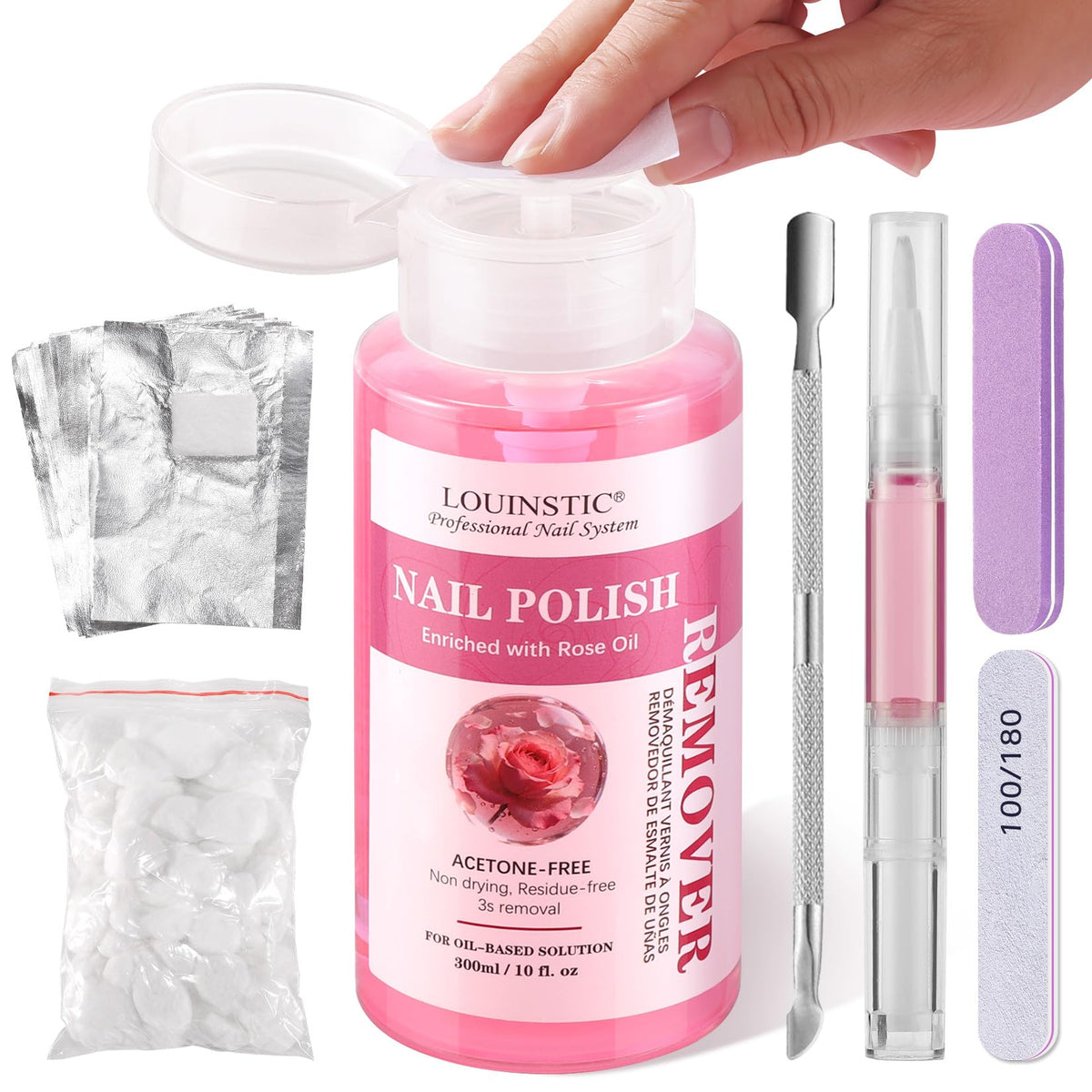LOUINSTIC front packaging showing full kit and benefits