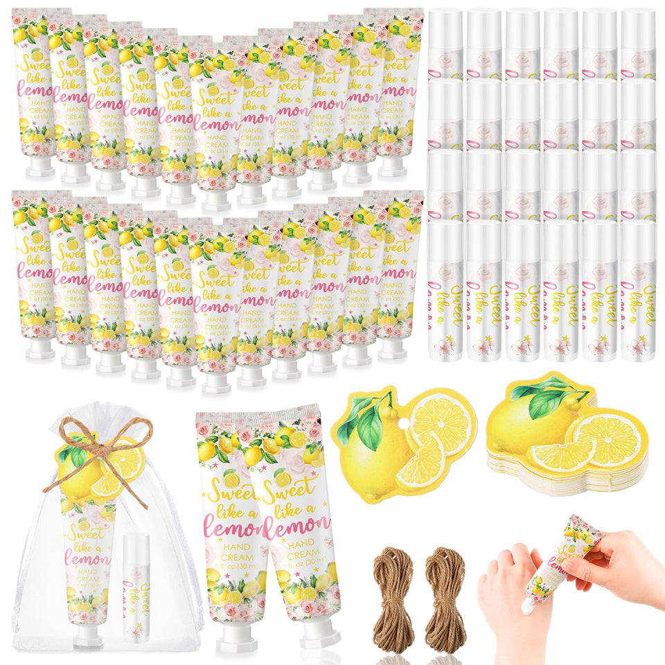 lounsweer front packaging showing 24-set lemon design and coordinated artwork