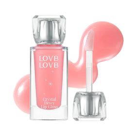 LOVB LOVB front packaging showing pink dolphin shade and glossy finish benefit