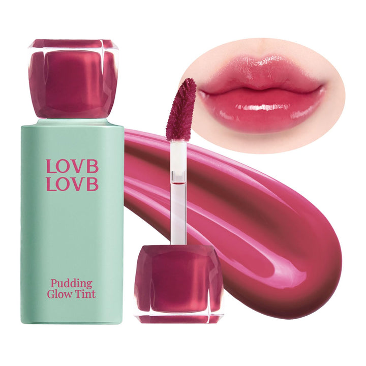 LOVB LOVB front packaging showing shade 02 Ending Rose and compact tube