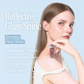 LOVB LOVB texture close-up swipe showing non-sticky sheen and smooth glide benefit