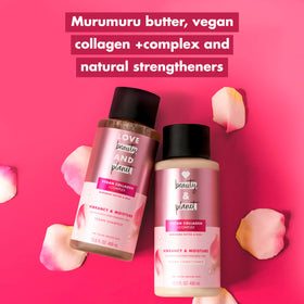 Love Beauty And Planet shampoo and conditioner in shower illustrating color-care routine