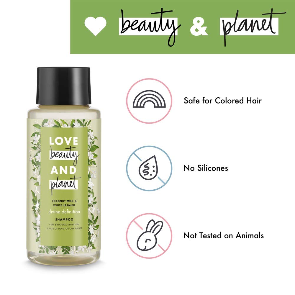 Love Beauty And Planet bottle size next to a travel item for scale and convenience