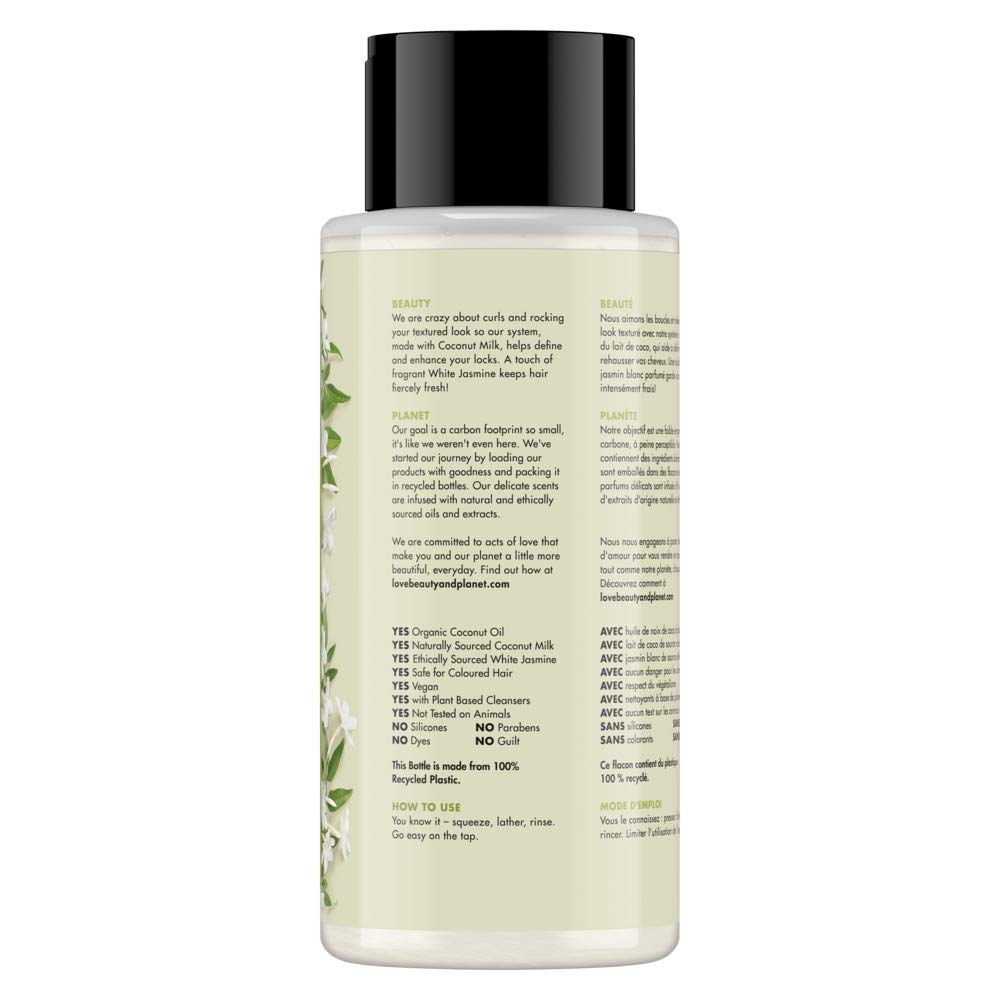 Love Beauty And Planet pump detail highlighting easy dispensing and controlled use