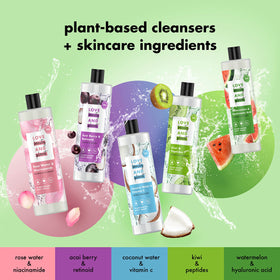 Love Beauty And Planet 20 oz bottle in hand showing true product scale