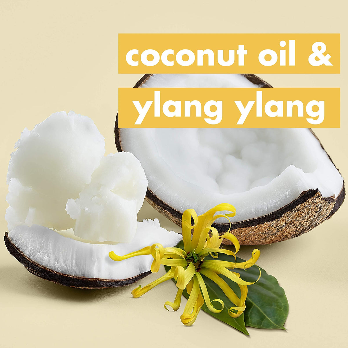 Love Beauty and Planet shampoo texture close-up showing creamy coconut formula benefit