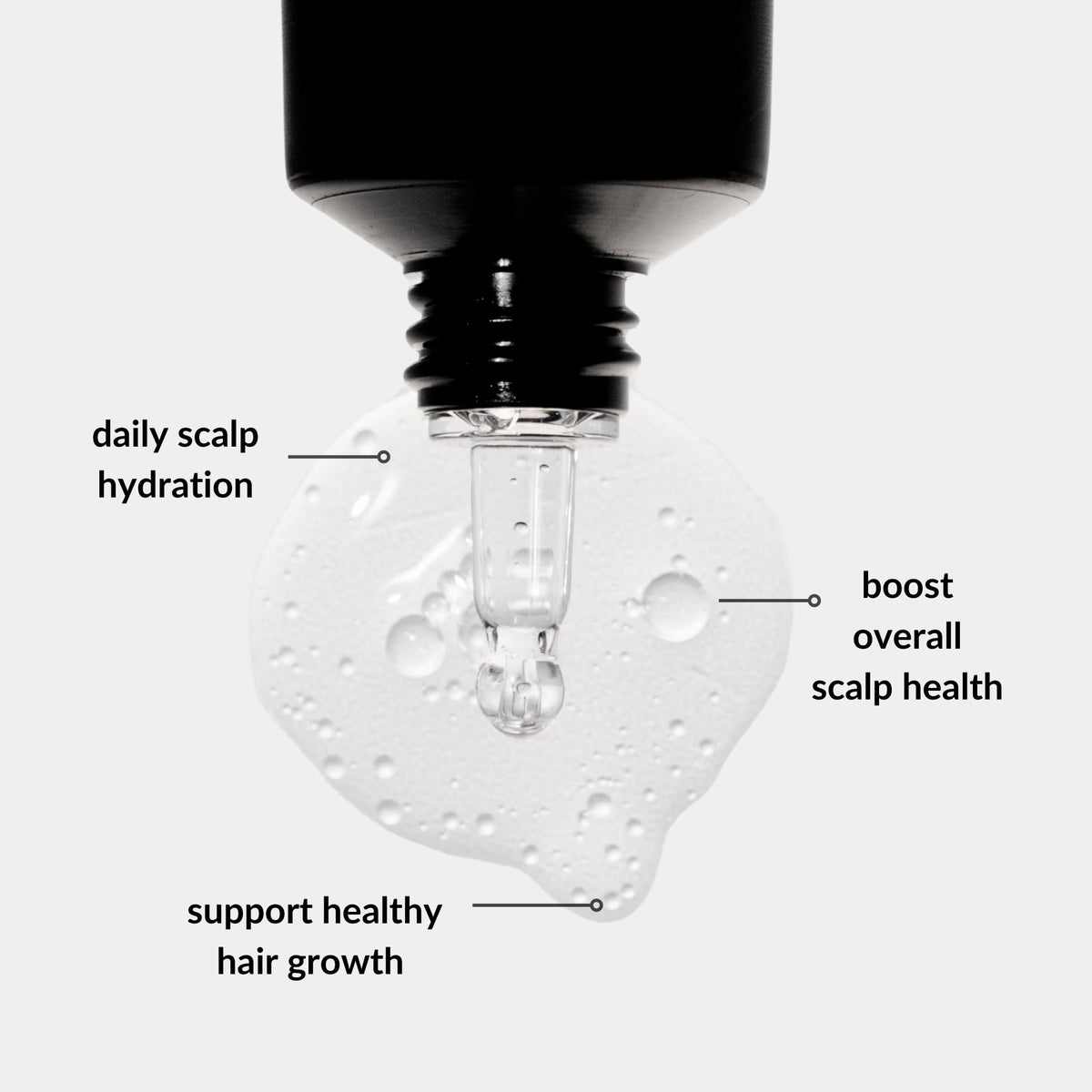 Love Ur Curls applicator tip close-up for precise scalp targeting