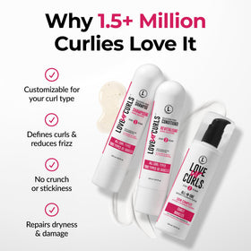 Love Ur Curls before and after curls showing improved definition